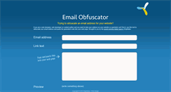 Desktop Screenshot of email-obfuscator.com