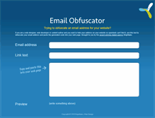 Tablet Screenshot of email-obfuscator.com